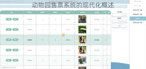 动物园售票系统的现代化概述