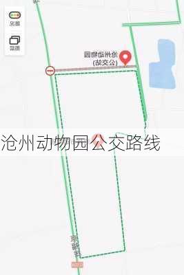 沧州动物园公交路线