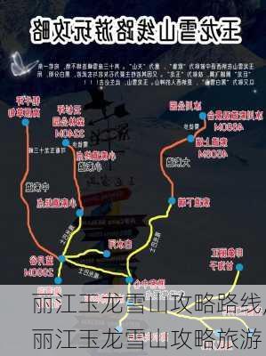 丽江玉龙雪山攻略路线,丽江玉龙雪山攻略旅游