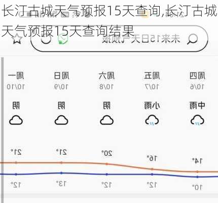 长汀古城天气预报15天查询,长汀古城天气预报15天查询结果