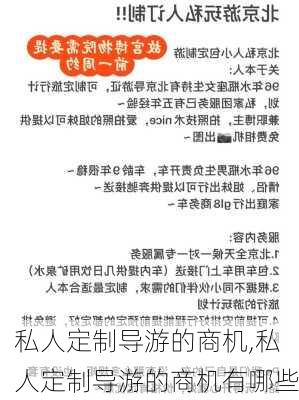 私人定制导游的商机,私人定制导游的商机有哪些