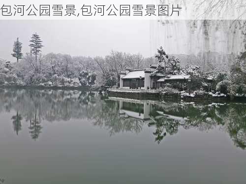 包河公园雪景,包河公园雪景图片