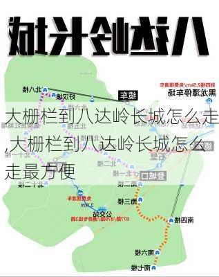 大栅栏到八达岭长城怎么走,大栅栏到八达岭长城怎么走最方便