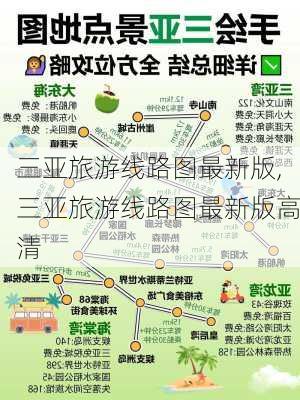 三亚旅游线路图最新版,三亚旅游线路图最新版高清