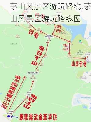 茅山风景区游玩路线,茅山风景区游玩路线图