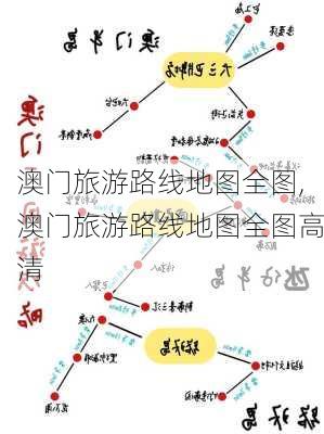 澳门旅游路线地图全图,澳门旅游路线地图全图高清