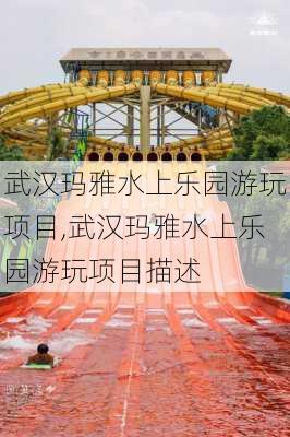 武汉玛雅水上乐园游玩项目,武汉玛雅水上乐园游玩项目描述