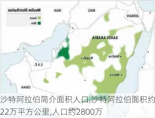 沙特阿拉伯简介面积人口,沙特阿拉伯面积约222万平方公里,人口约2800万