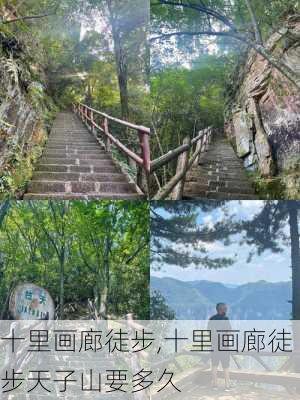 十里画廊徒步,十里画廊徒步天子山要多久