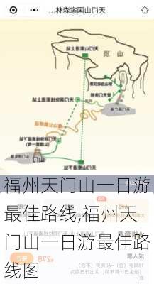 福州天门山一日游最佳路线,福州天门山一日游最佳路线图