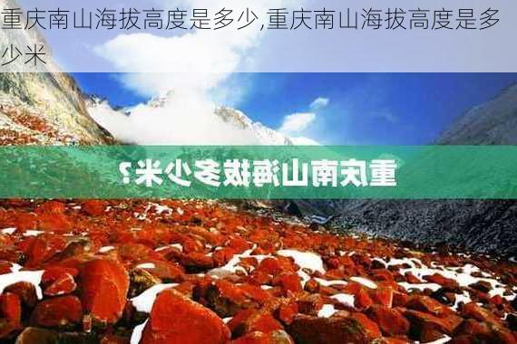 重庆南山海拔高度是多少,重庆南山海拔高度是多少米