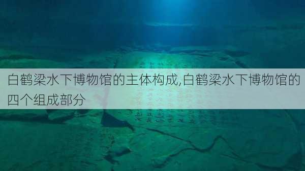 白鹤梁水下博物馆的主体构成,白鹤梁水下博物馆的四个组成部分