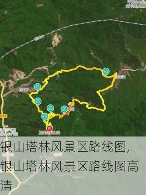 银山塔林风景区路线图,银山塔林风景区路线图高清