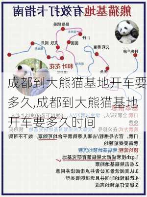 成都到大熊猫基地开车要多久,成都到大熊猫基地开车要多久时间