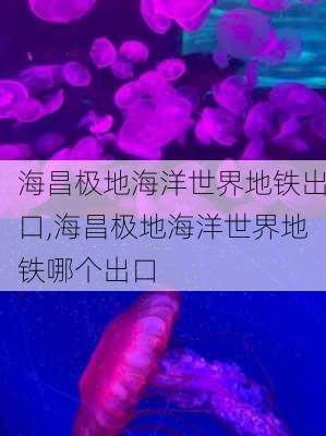 海昌极地海洋世界地铁出口,海昌极地海洋世界地铁哪个出口