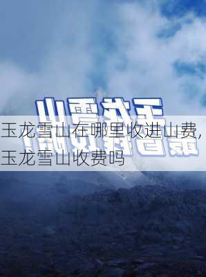 玉龙雪山在哪里收进山费,玉龙雪山收费吗