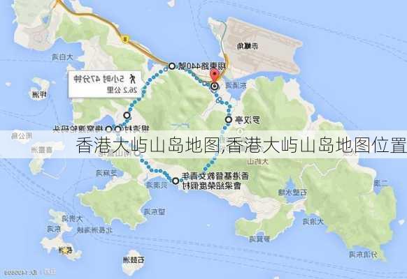 香港大屿山岛地图,香港大屿山岛地图位置