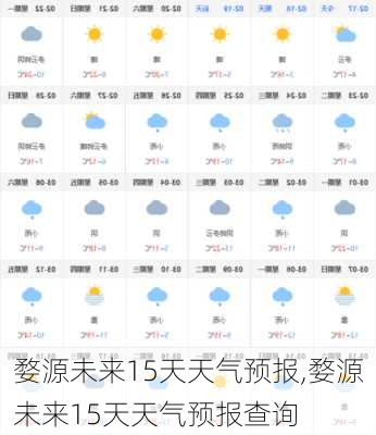 婺源未来15天天气预报,婺源未来15天天气预报查询