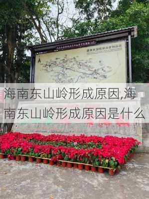 海南东山岭形成原因,海南东山岭形成原因是什么