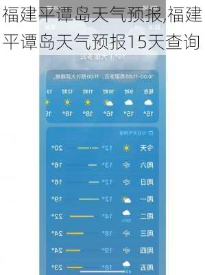 福建平谭岛天气预报,福建平谭岛天气预报15天查询