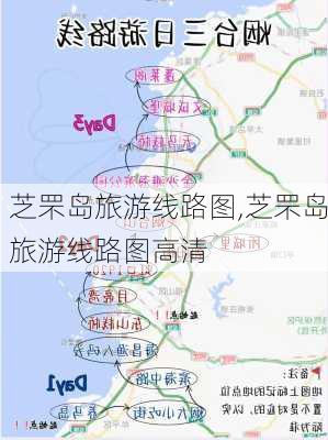 芝罘岛旅游线路图,芝罘岛旅游线路图高清